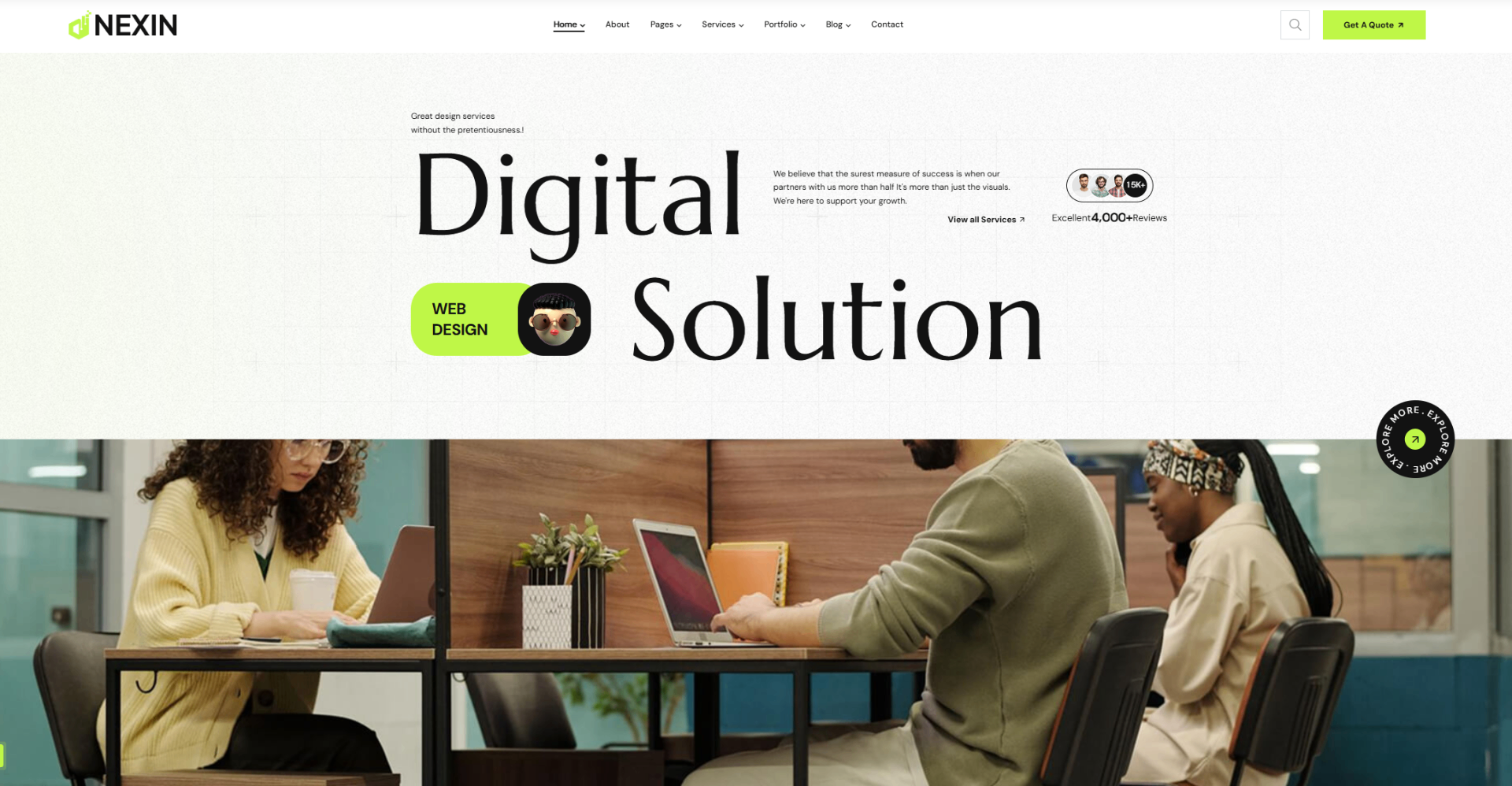 Nexin Template - E-Commerce und Online-Shop Vorlage